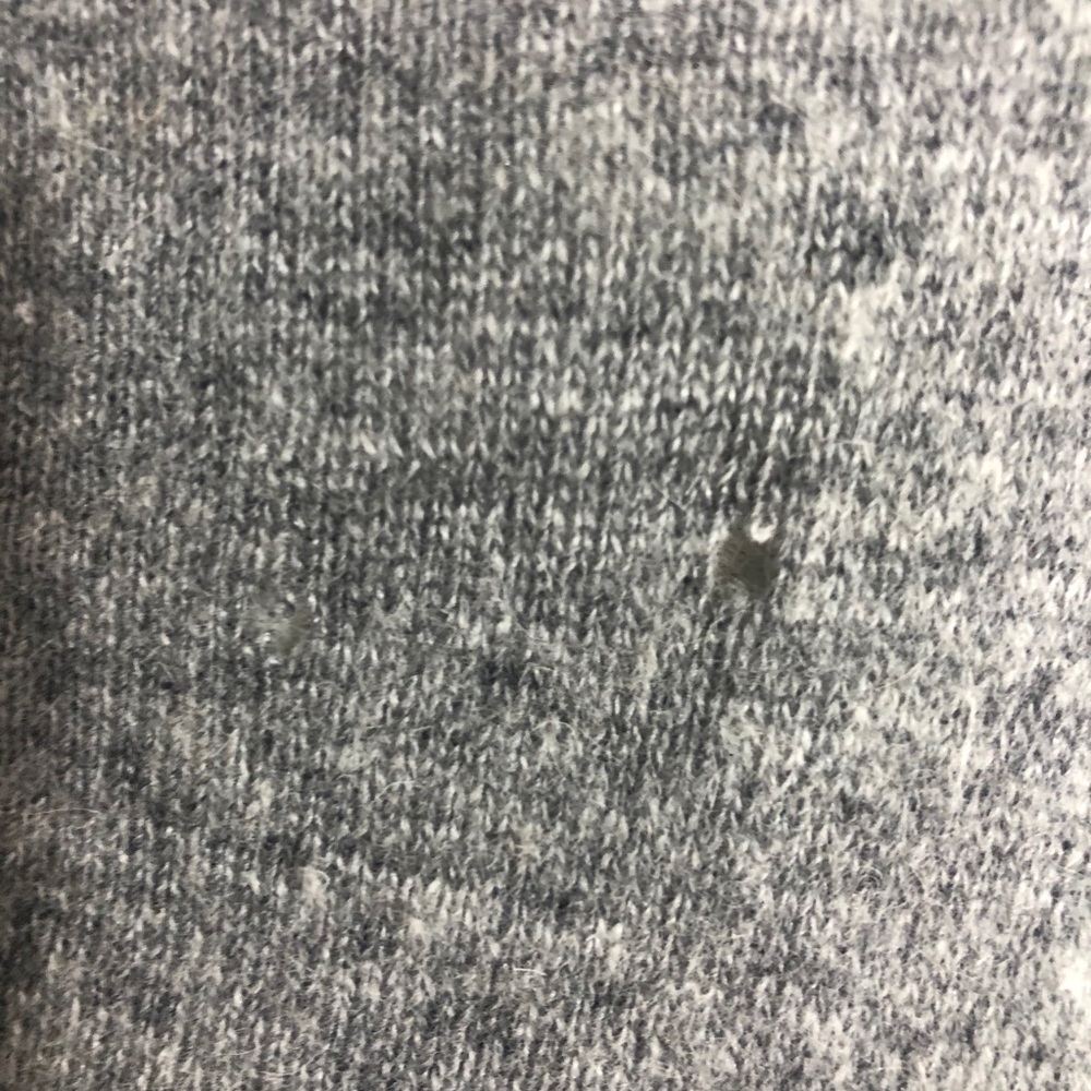 Colour‎ Works Ruffle Gray Soft Angora Wool Cardigan - Picture 5 of 13